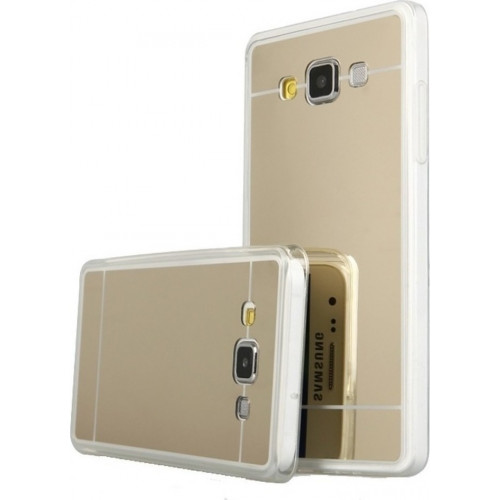 BACK CASE MIRROR SAMSUNG GALAXY A500 A5 GOLD
