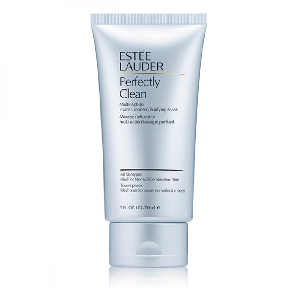 Estee Lauder Perfectly Clean Multi Action Foam Cleanser Purifying Mask All Skin Types 150ml