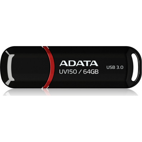 Adata DashDrive UV150 64GB USB 3.0 Stick Μαύρο