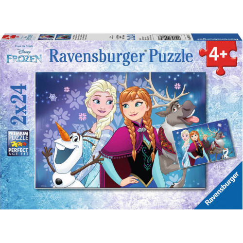 Ψυχρά και Ανάποδα Σέλας 2x 24pcs (09074) Ravensburger