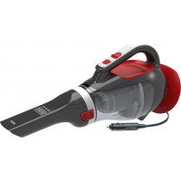 Black & Decker Auto Dustbuster Σκουπάκι Αυτοκινήτου Στερεών με Ισχύ 12W & Καλώδιο Αναπτήρα 12V Gray, Red