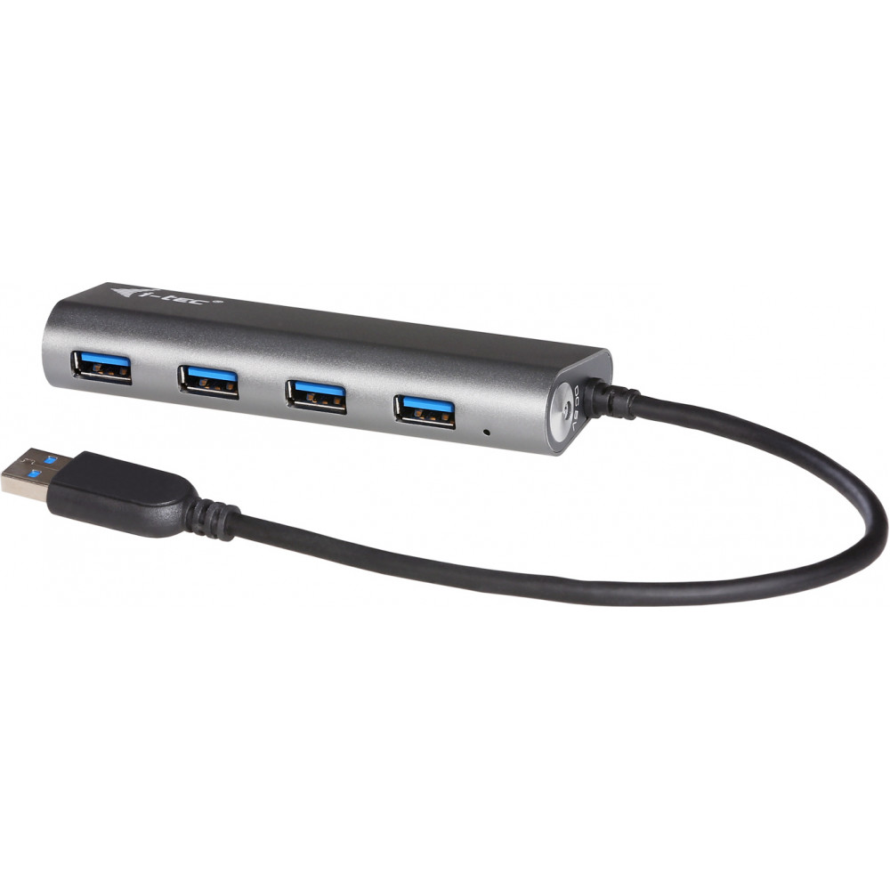 i-tec USB 3.0 Metal Charging HUB 4 Port with Power Adapter