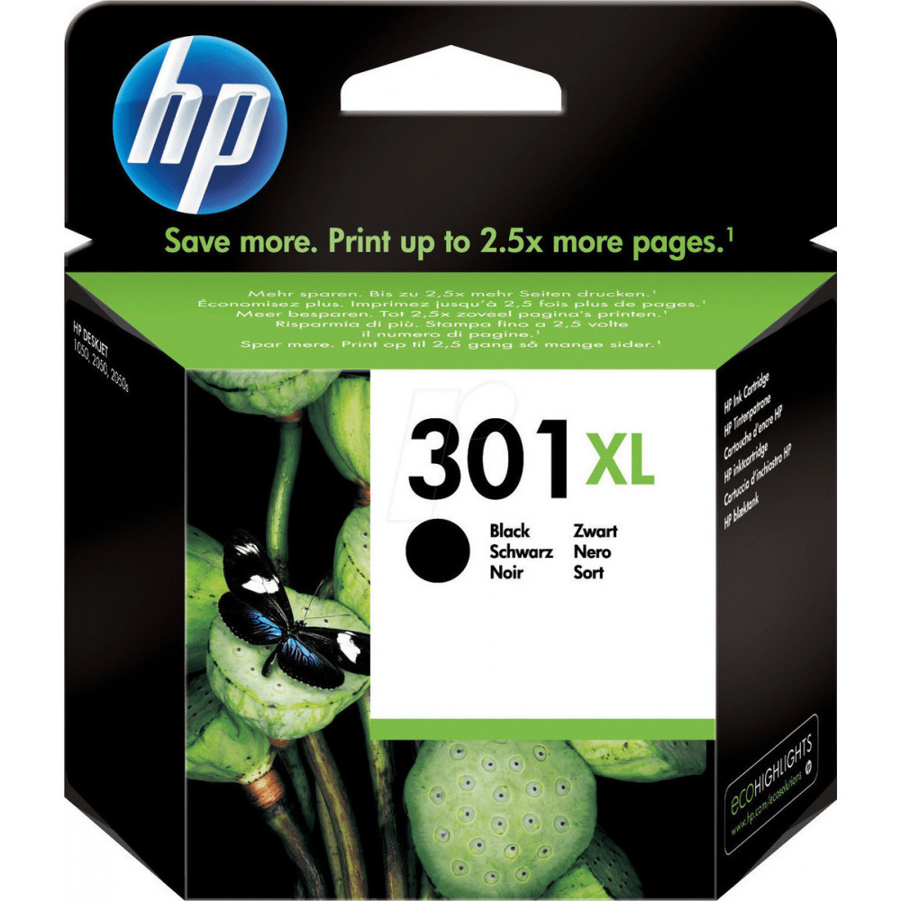 HP CH 563 EE ink cartridge black No. 301 XL