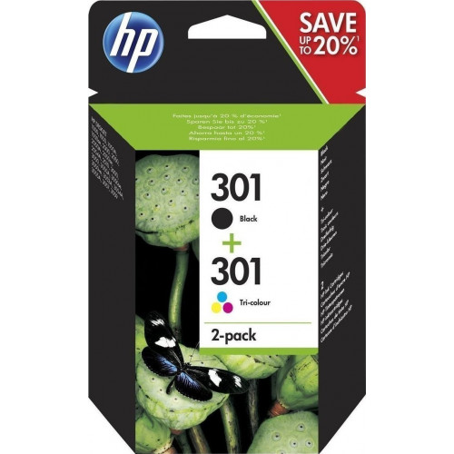 HP N9J72AE Combo 2-Pack BK/Color No. 301