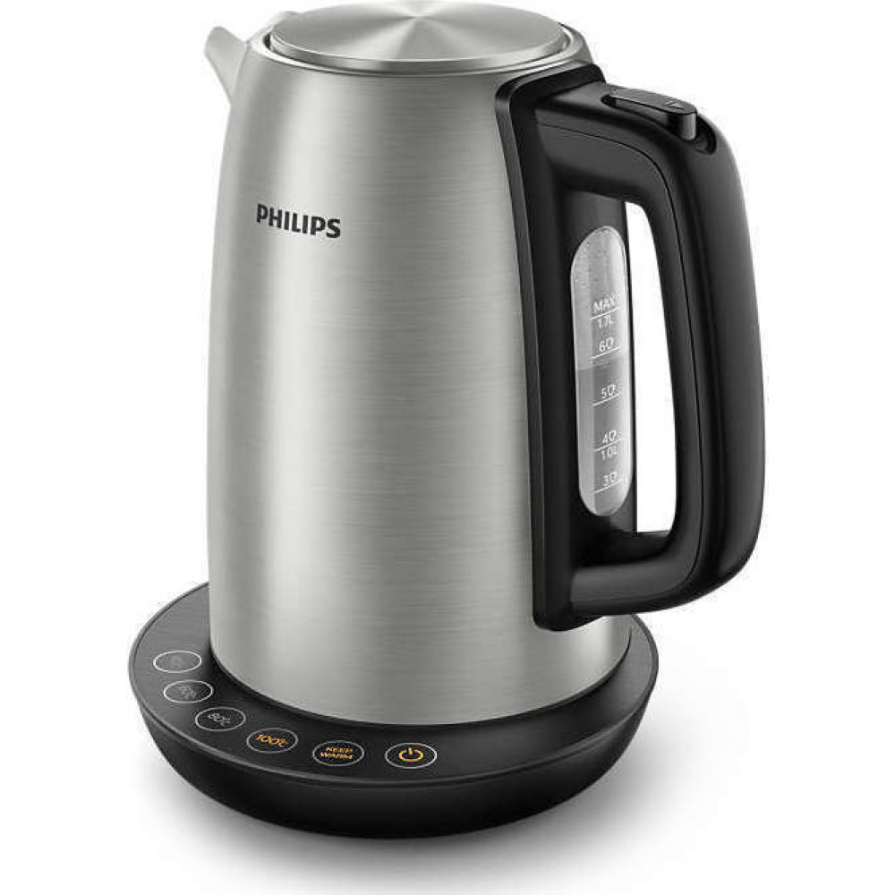 Philips Βραστήρας 1.7lt 2200W Ασημί