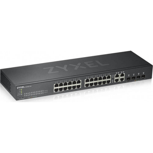Zyxel GS1920-24HPV2 Managed L2 PoE+ Switch με 24 Θύρες Gigabit (1Gbps) Ethernet και 4 SFP Θύρες