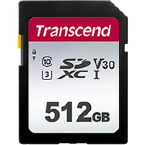 Transcend SDXC 300S    512GB Class 10 UHS-I U3 V30