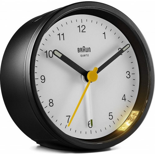 Braun Επιτραπέζιο Ρολόι με Ξυπνητήρι BC12BW