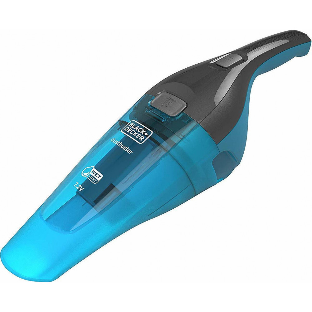 Black & Decker Dustbuster Wet & Dry Επαναφορτιζόμενο Σκουπάκι Χειρός 7.2V Μπλε