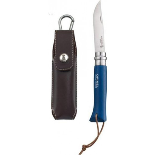 Opinel No. 08 with sheath Blue