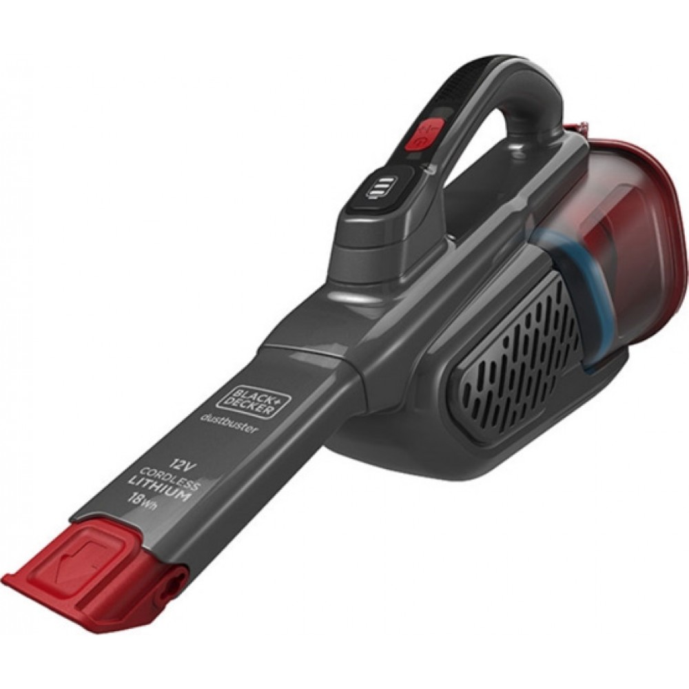 Black & Decker Επαναφορτιζόμενο Σκουπάκι Χειρός 12V Grey/Red