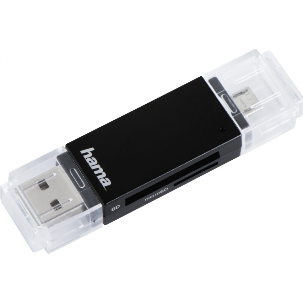 HAMA Card Reader USB 2.0 για SD/microSDΚωδικός: 181056