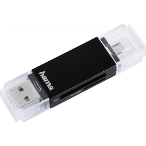 HAMA Card Reader USB 2.0 για SD/microSDΚωδικός: 181056