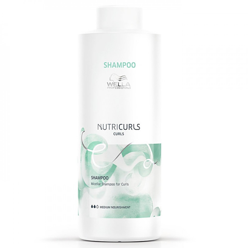 Wella Professionals Nutricurls Curl Medium Σαμπουάν Λείανσης για Σγουρά Μαλλιά 1000ml