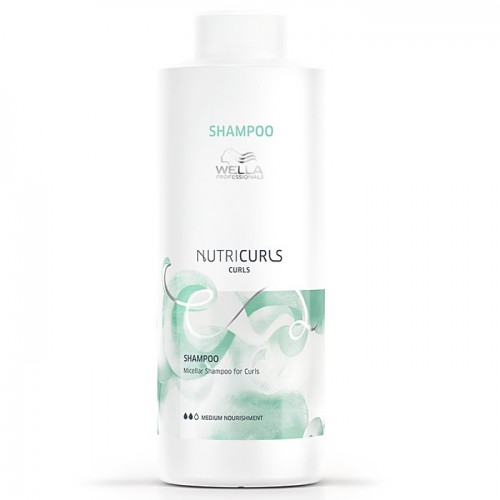 Wella Professionals Nutricurls Curl Medium Σαμπουάν Λείανσης για Σγουρά Μαλλιά 1000ml