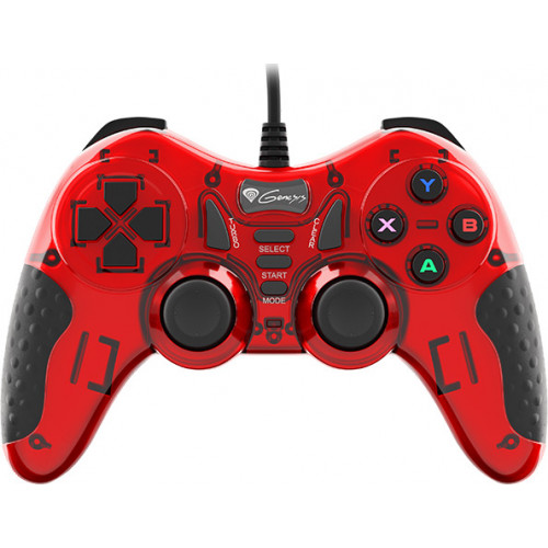 Genesis Mangan 200 Ενσύρματο Gamepad για PC Κόκκινο
