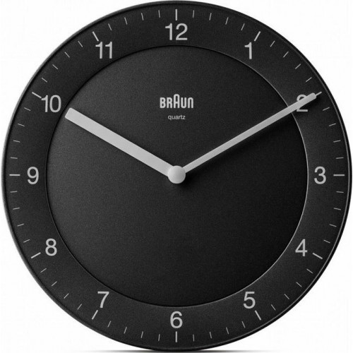 Braun BC 06 B Quarzwanduhr analog Black