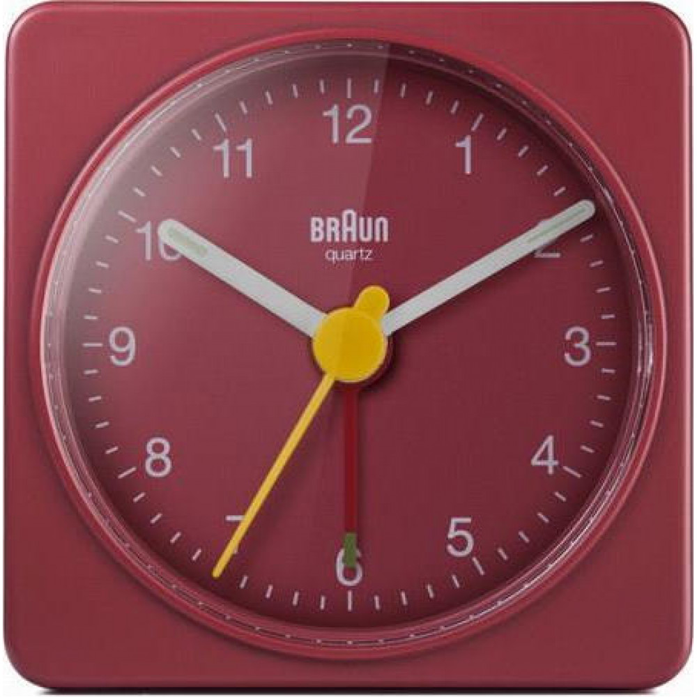 Braun BC 02 R Επιτραπέζιο Ρολόι με Ξυπνητήρι 67081