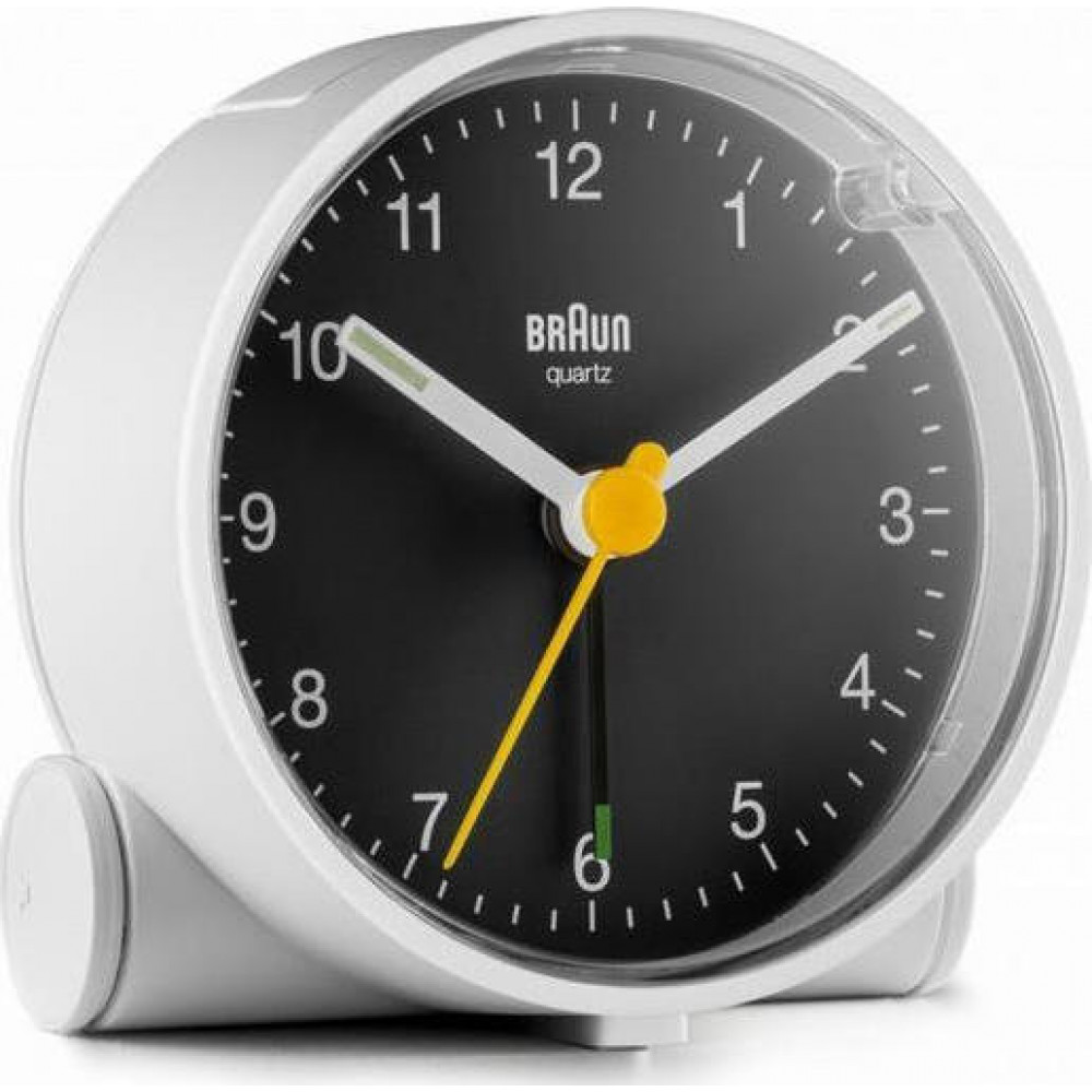 Braun BC 01 WB Quartz Alarm Clock White