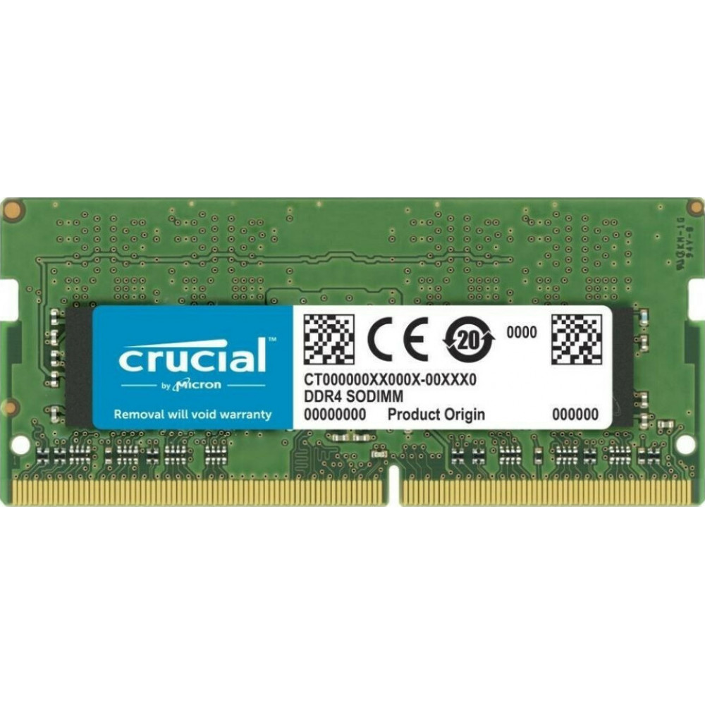Crucial DDR4 με Module 1x8GB και Ταχύτητα 3200 για Laptop CT8G4SFRA32A