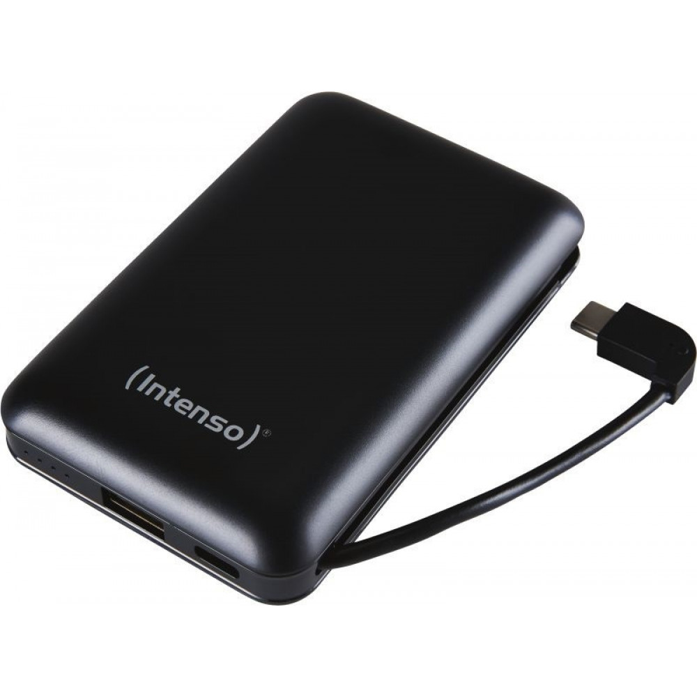 Intenso XC10000 Power Bank 10000mAh με Θύρα USB-A και Θύρα USB-C Μαύρο