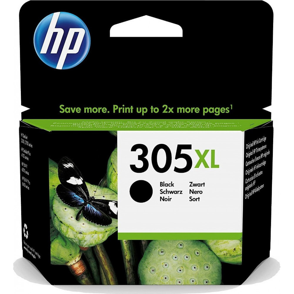 HP 3YM62AE Tintenpatrone Black No. 305 XL