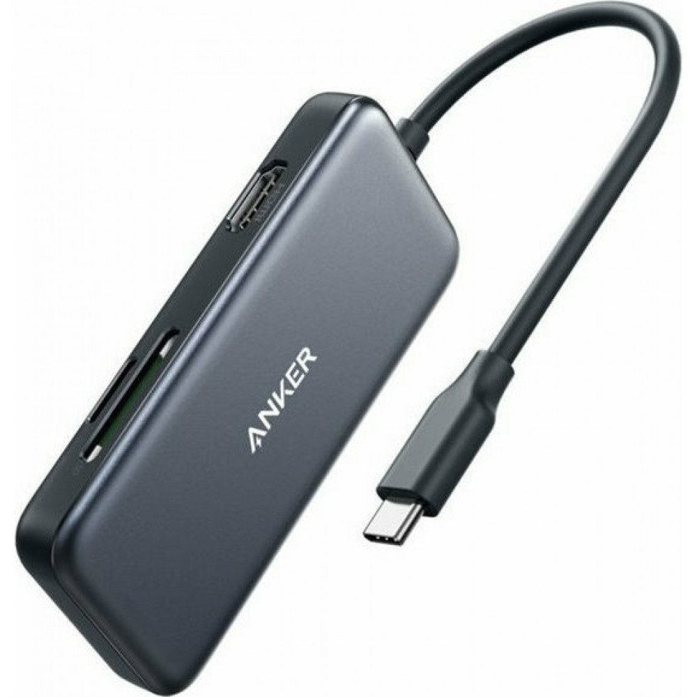 Anker Premium 5in1 USB-C Hub 2xUSB3,HDMI,Mem Card