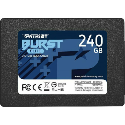 Patriot Burst Elite SSD 240GB 2.5'' SATA III PBE240GS25SSDR