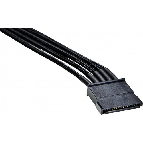Be Quiet 15-Pin SATA III Cable 0.3m Μαύρο (BC020)