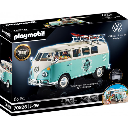 Playmobil Volkswagen T1 Camping Bus Special Edition 70826 για 5+ ετών