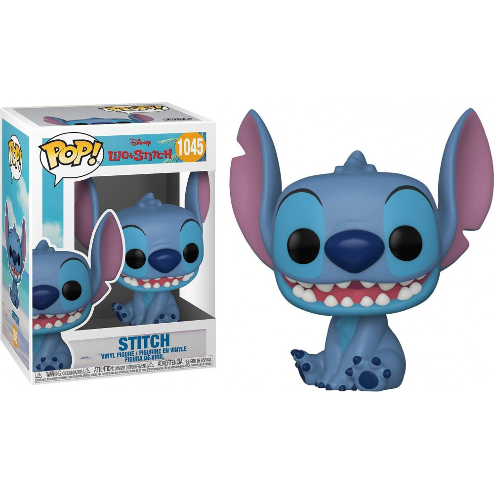 Funko POP! Disney: Lilo & Stitch - Stitch (Smiling Seated) #1045 Vinyl Figure