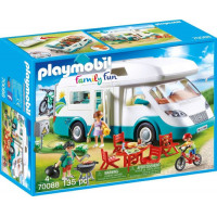 Playmobil Family Fun Αυτοκινούμενο Οικογενειακό Τροχόσπιτο για 4 ετών (70088)