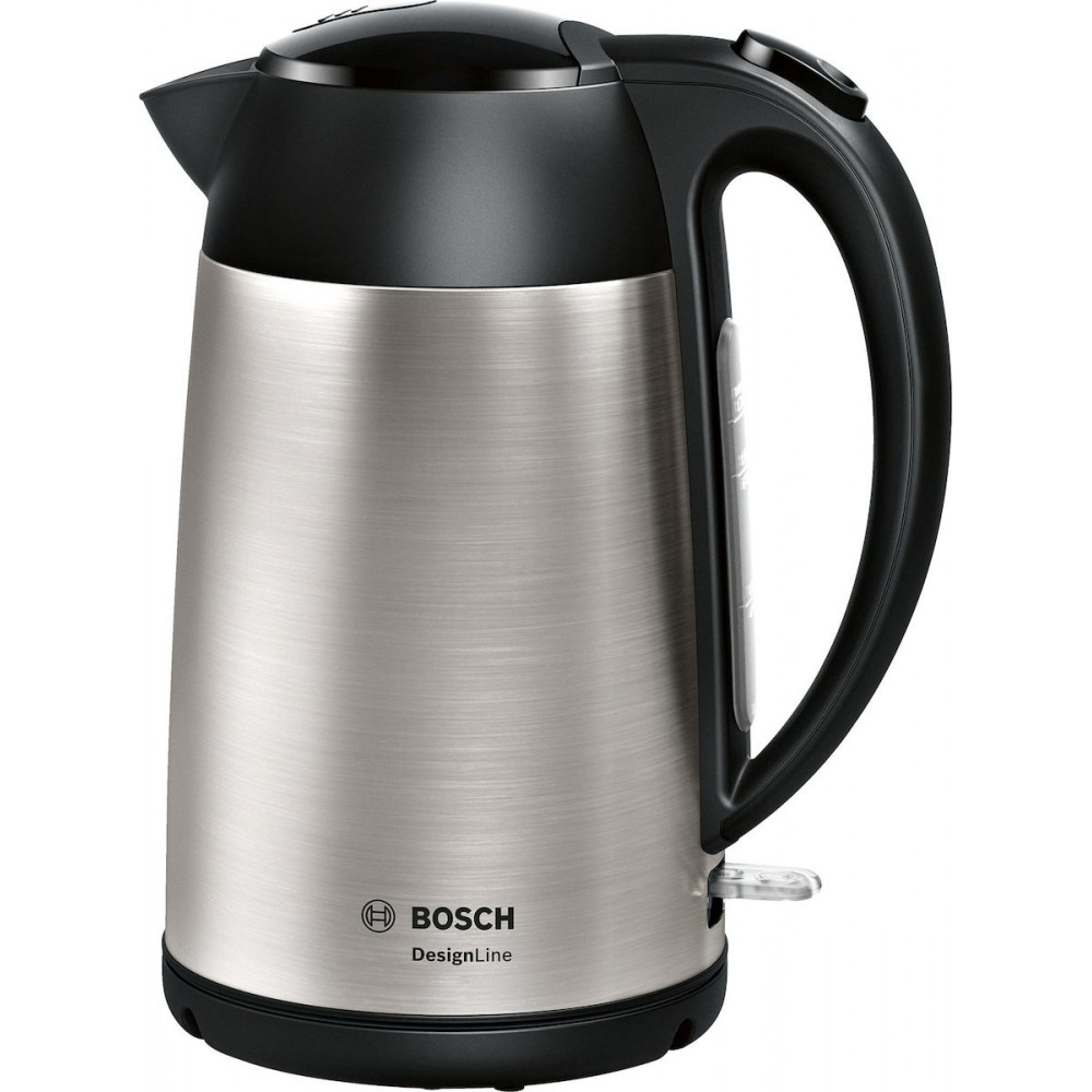 Bosch Designline Βραστήρας 1.7lt 2400W Ασημί