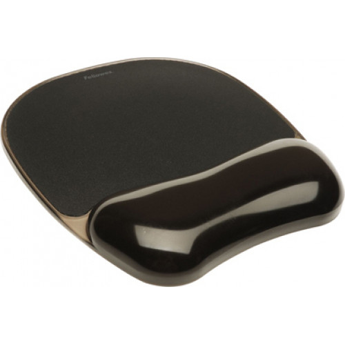 Fellowes Crystal Gel Mouse Gel Wrist Support black