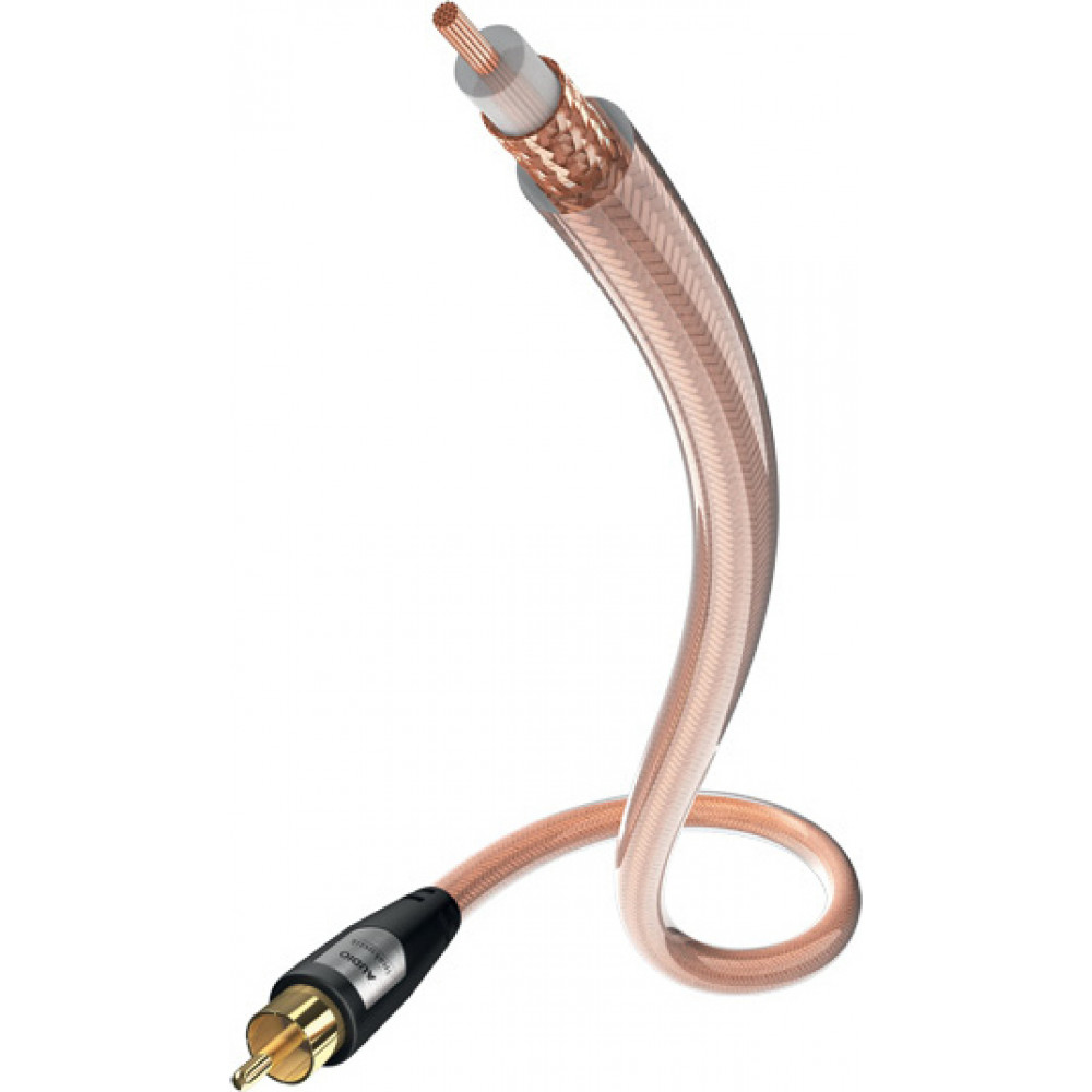 in-akustik Star II Subwoofer Cable Mono Cinch - 2x Cinch 2,0m