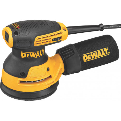 Dewalt Έκκεντρο Τριβείο 125mm Ρεύματος 280W με Ρύθμιση Ταχύτητας και με Σύστημα Αναρρόφησης