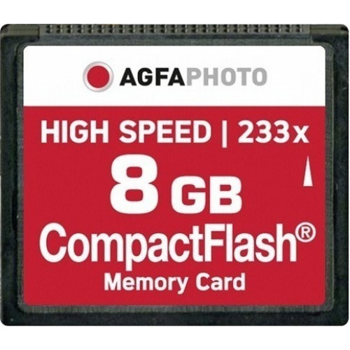 AgfaPhoto Compact Flash   8GB High Speed 233x MLC