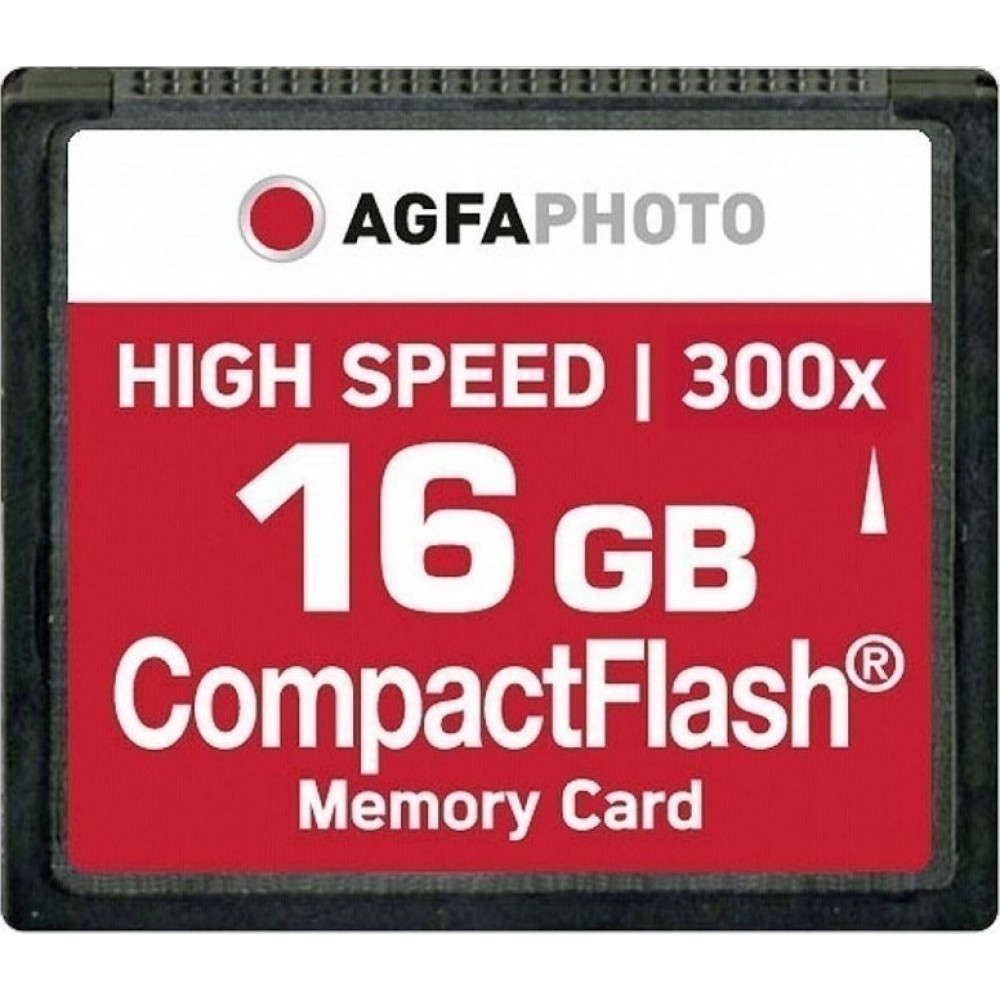 AgfaPhoto Compact Flash   16GB High Speed 300x MLC