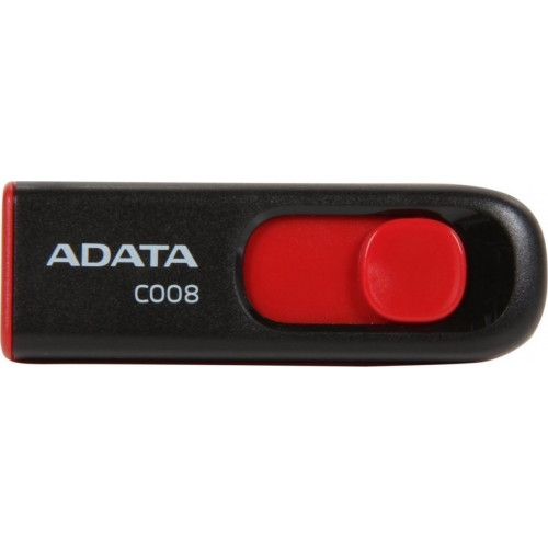 ADATA USB 2.0 Stick C008 Black/Red 64GB