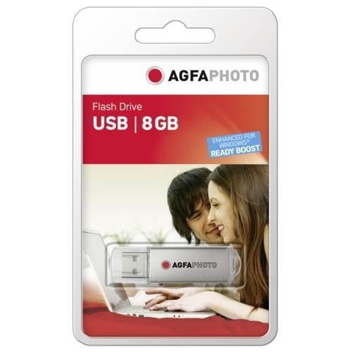 AgfaPhoto USB 2.0 silver   8GB