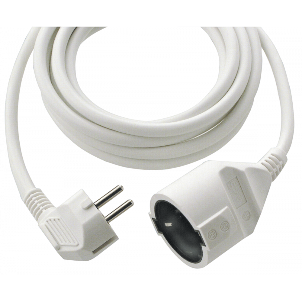 REV Safety extension lead 3,0 m white