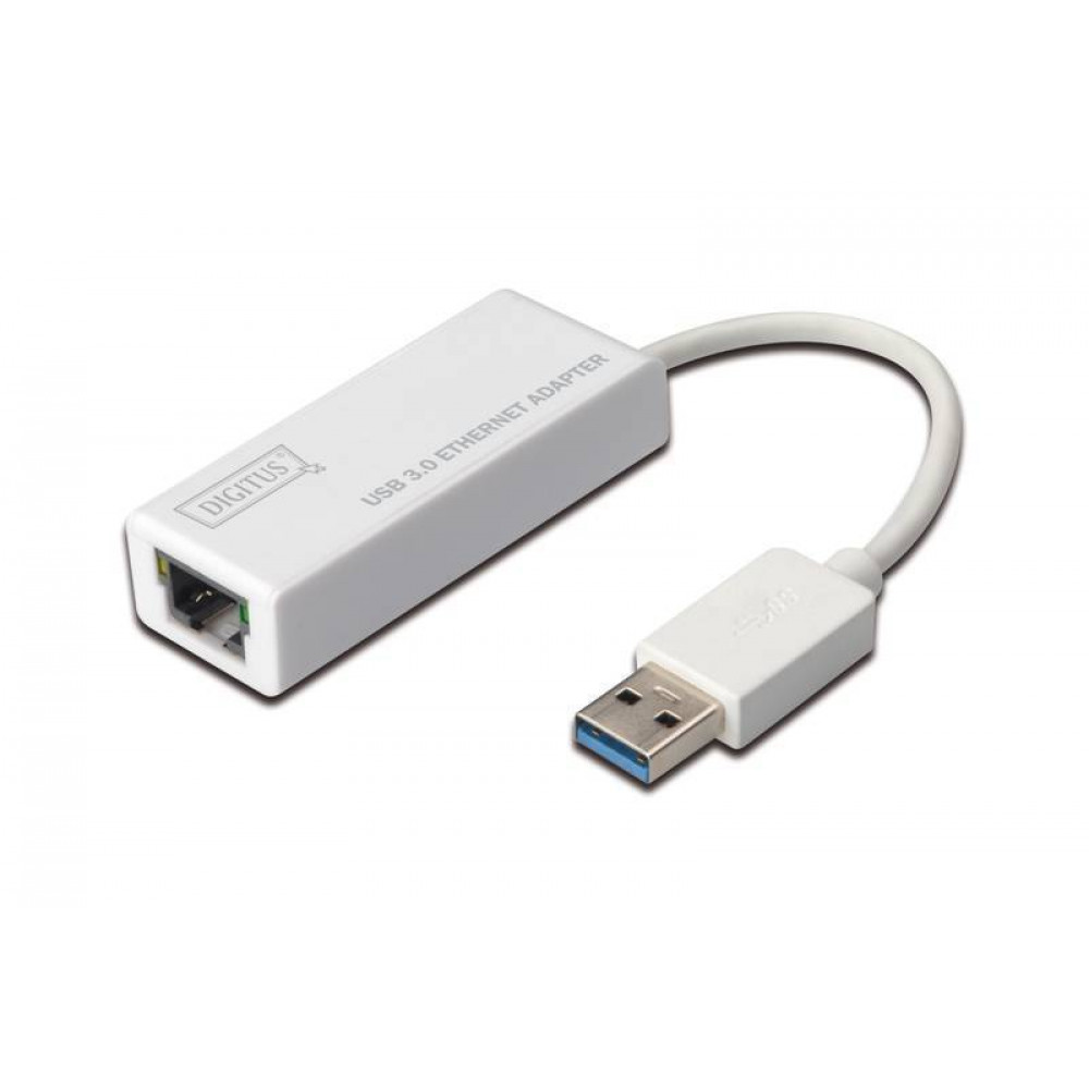 DIGITUS Gigabit Ethernet USB 3.0 Αντάπτορας Δικτύου για Ενσύρματη σύνδεση Gigabit Ethernet