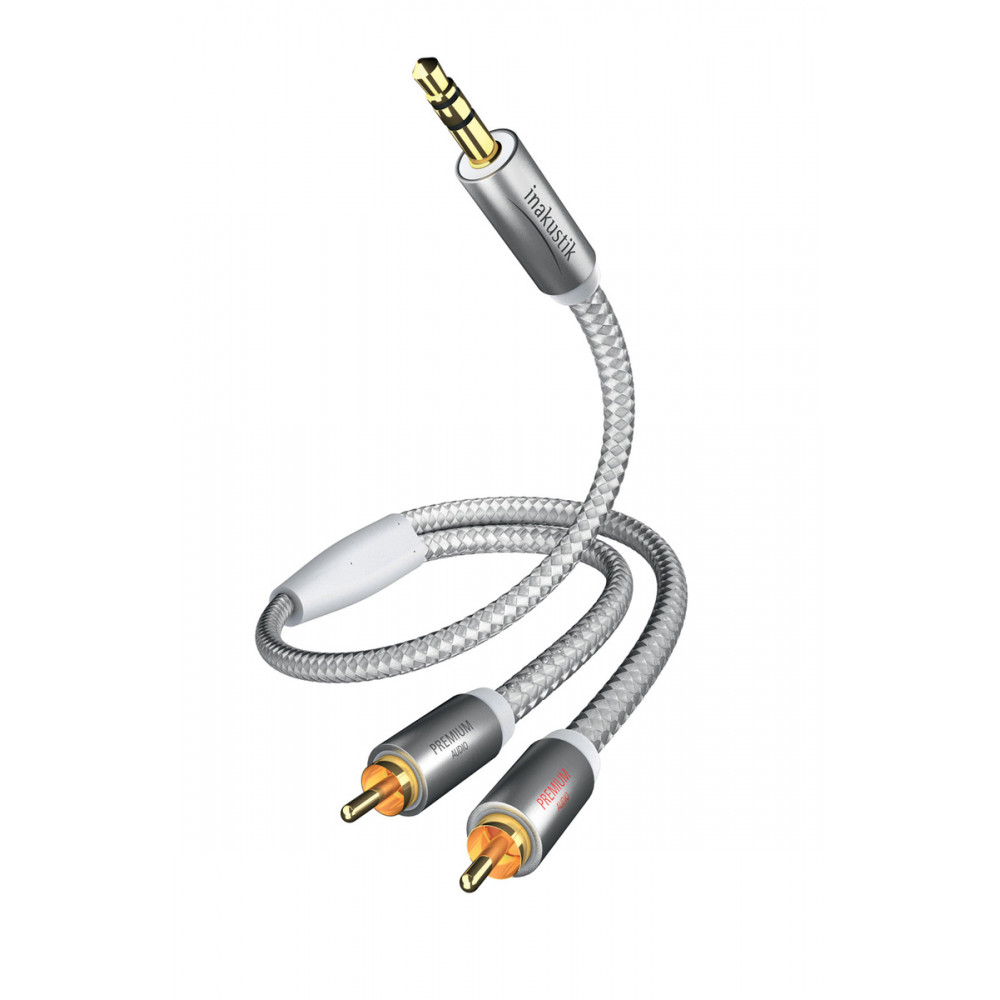 in-akustik Premium Audio Cable 3,5 mm Jack Plug - Cinch 1,5 m
