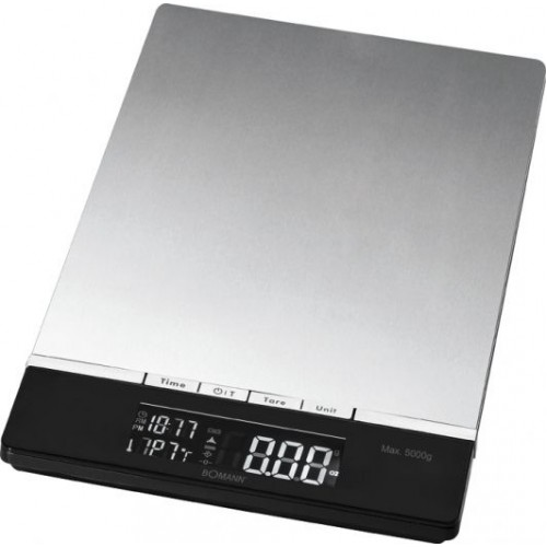 Bomann KW 1421 Ψηφιακή Ζυγαριά Κουζίνας 1gr/5kg Inox