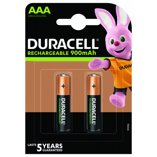 Duracell AAA 900mAh 2τμχ rechargeable
