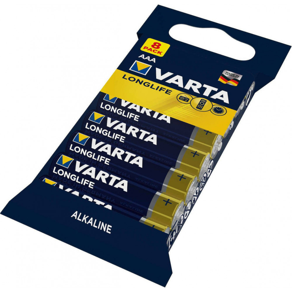 Varta Longlife AAA LR 3 Bulk Pack 1x8