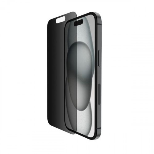 Belkin ScreenForce Pro - Bildschirmschutz για Handy - 2.5D - Glas - mit Sichtschutzfilter - Glas - για Apple iPhone 14 Pro, 15 (OVA147ZZ)