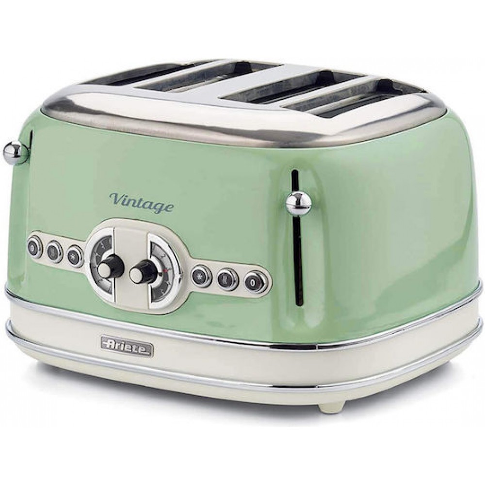 ARIETE 156/04 Φρυγανιέρα Vintage 4 Θέσεων Green