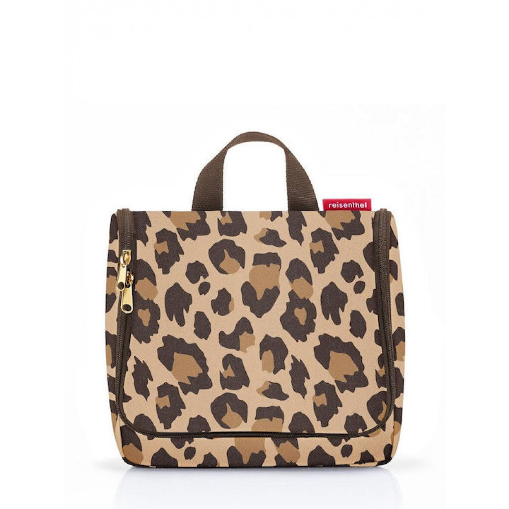 Reisenthel Toiletbag Leo Macchiato Practical Toiletry Bag Hook Water-repellent Material