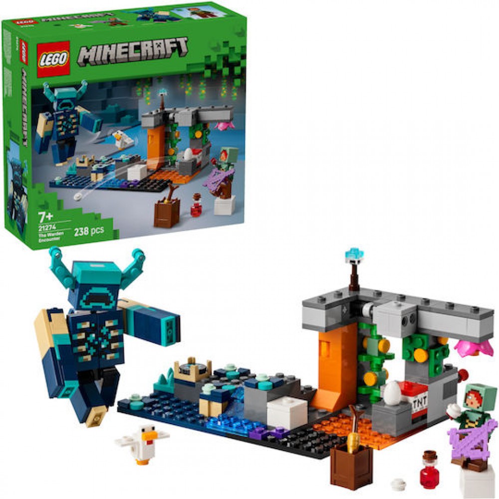 Lego Minecraft The Warden Encounter για 7+ Ετών 238τμχ 21274